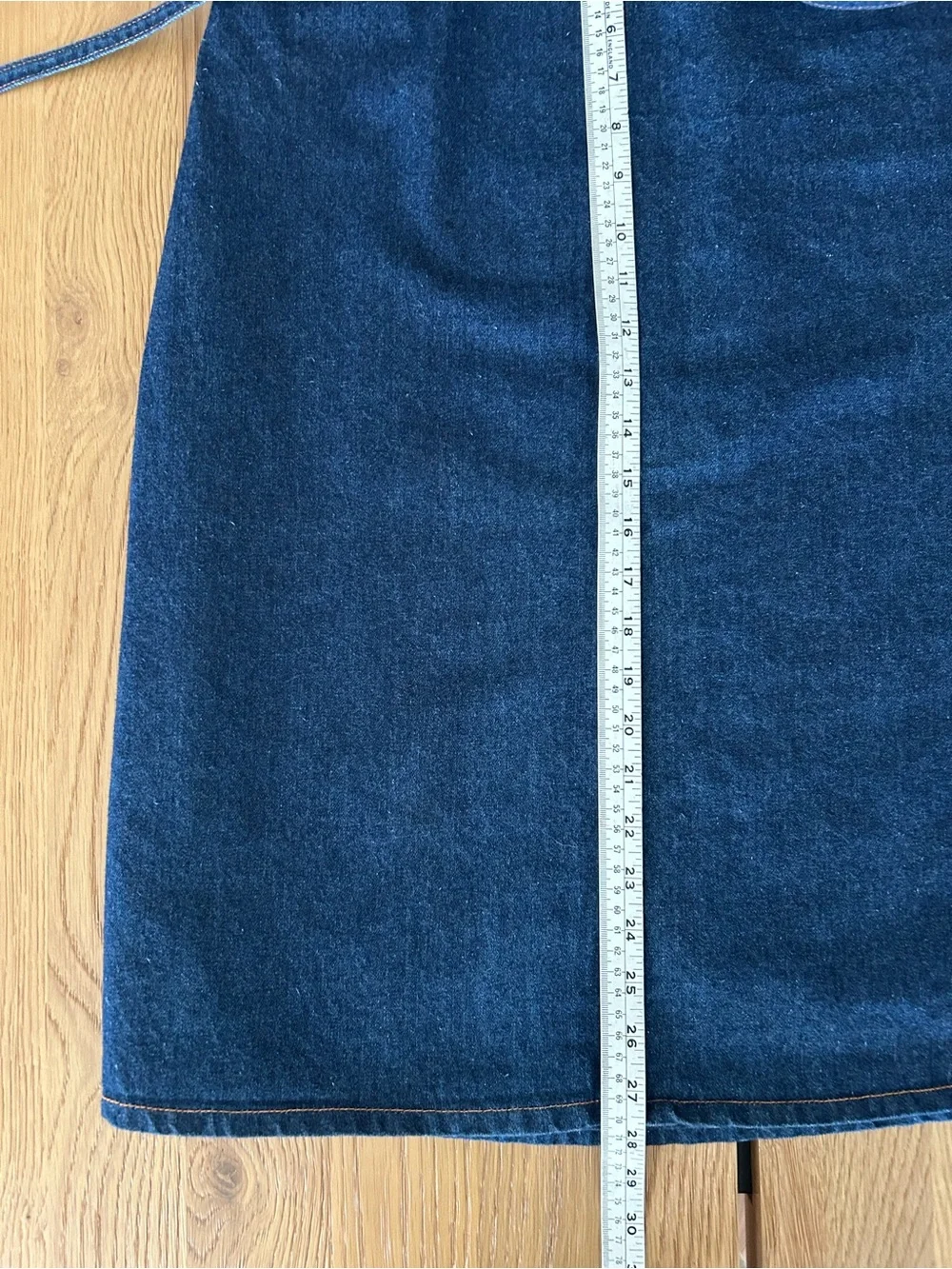 Vintage wrap around denim skirt - Picture 6 of 8